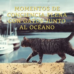 Momentos De Conciencia Plena Con Gatos Junto Al Océano: Amor De La Naturaleza Por Los Gatos - Sonido Del Bosque y Naturaleza