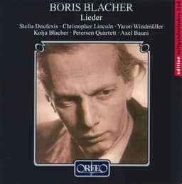 Blacher: Lieder - Boris Blacher