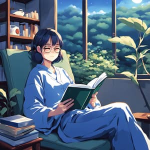 Floating Through Sound: Relaxing Lofi Music - Anime Girl Lofi