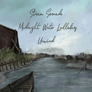 Stream Serenade: Midnight Water Lullabies Unwind - Night Crickets