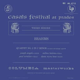 Brahms: Piano Quartet No. 3, Op. 60 & Piano Trio No. 2, Op. 87 - Johannes Brahms