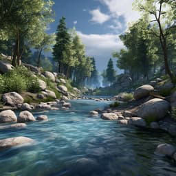 Water Symphony: Harmony in Motion - Happy Sunday Morning Music