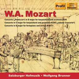 Mozart: Piano Concerto Nos. 3 and 8 / Piano Concerto in D Major - Wolfgang Amadeus Mozart