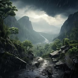 Rain Work Ambiance: Refreshing Focus Showers - Foggy Light Wave