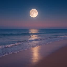 50 Flowing Soundscapes: Meditating with the Moon - Sea Waves Sounds