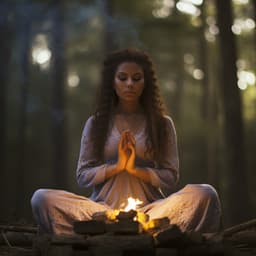 Flame's Rhapsody Music: Meditation's Fire Bliss - Neuron Minds