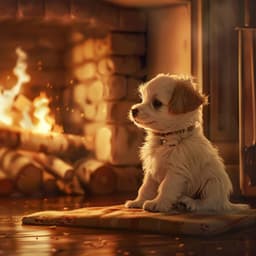 Llamas Leales: Compañerismo Del Fuego Para Perros - Música Calmante para Cachorros