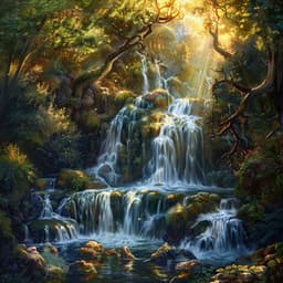 Sueño Del Arroyo: Abrazo Tranquilo De La Noche - Ondas Alfa Dormir