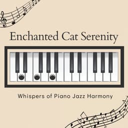 Enchanted Cat Serenity: Whispers of Piano Jazz Harmony - Piano Jazz Calming Music Academy