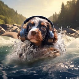Streamside Fun: Dogs Playful Harmonics - Beautiful Noises Collection