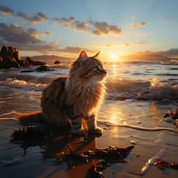 Balada Profunda Para Gatitos Contentos: Música Junto Al Océano - Naturaleza Ruido