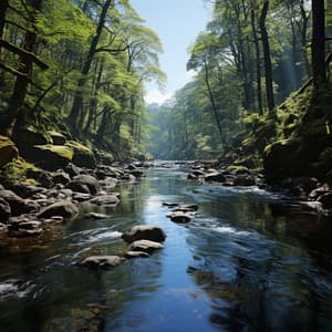 Reposo Fluvial: La Belleza Nocturna De Las Aguas Tranquilas - DNA de naturaleza