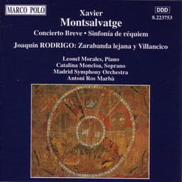 Montsalvatge: Concierto Breve / Rodrigo: Zarabanda - Xavier Montsalvatge