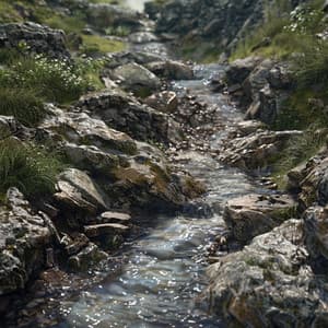 Flowing Peace: Stream Music for Meditation - Thermal Femme