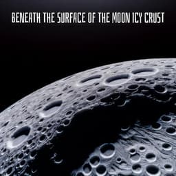 Beneath the Surface of the Moon Icy Crust - Interstellar Meditation Music Zone