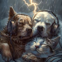 Pets and Thunder: Calming Melodies - Pets Total Relax