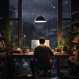 Tormenta De Conocimiento: Lluvia Binaural Para Estudio Profundo - Latidos binaurales para estudiar