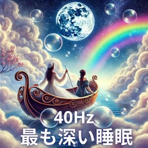 深い眠りのための 40 Hz バイノーラル ビート: 眠っている間に癒す、素早い回復のために心を再プログラムする、脳波セラピー ミュージック - 睡眠音楽のアカデミー