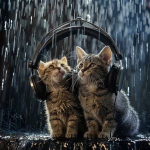Cats in the Rain: Soothing Sounds for Felines - Jazz Music Therapy for Cats