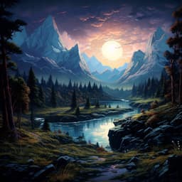 Soñando Junto Al Arroyo: Coro Nocturno Tranquilo Con Melodías - Música del domingo por la noche