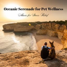 Oceanic Serenade for Pet Wellness: Music for Stress Relief - Sleeping Ocean