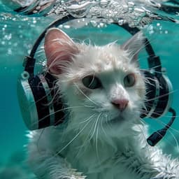 Cats Ocean Serenity: Binaural Calming Notes - Catching Sleep