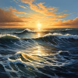 Camino Del Conocimiento Oceánico: Olas Binaurales Serenas Para El Estudio - Frecuencias de sueño