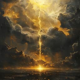 Armonía Del Trueno: Melodía De Las Fuerzas Elementales - Música Tranquila para Cafe