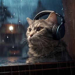 Rain Cats: Feline Soothing Rhythms - Happy Instrumental Music