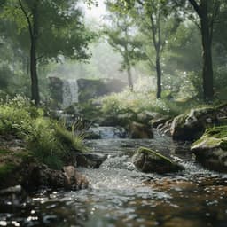 Gentle Stream Music for Peaceful Sleep - Sleep Time