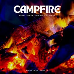 Campfire with Crackling Fire Sounds - Fireplace Studio