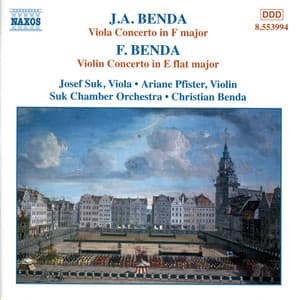 Benda, F.: Violin Concerto / Benda, J. A.: Viola Concerto - Ariane Pfister-Benda