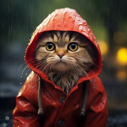 Retiro Lluvioso De Gatos: Ambiente Felino Relajante - Canal Naturaleza sin parar