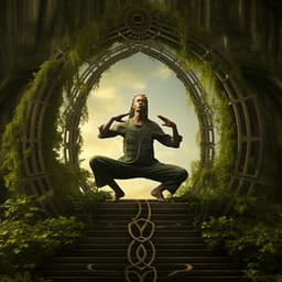 Yoga Retreat Music by the Fire: Silhouettes and Stretches - Natural Healing Music Zone