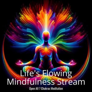 Life's Flowing Mindfulness Stream: Open All 7 Chakras Meditation - Opening Chakras Sanctuary