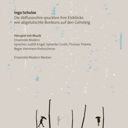 Die Abflussrohre spuckten ihre Eisblöcke wie abgelutschte Bonbons auf den Gehsteig - John Cage