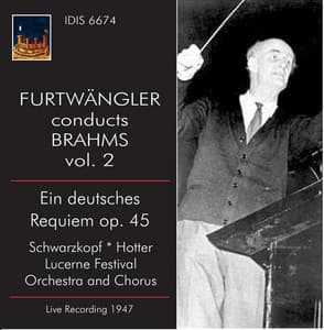 Furtwängler Conducts Brahms, Vol. 2 - Johannes Brahms