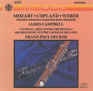 Mozart / Copland / Weber: Clarinet Concertos - James Campbell