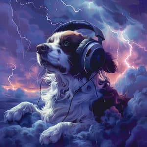 Dogs in Thunder: Playful Paws Music - Music for Calming Dogs