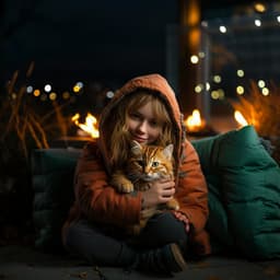 Armonía Felina Del Paisaje Otoñal: Aguas Frías Y Sonoras Para La Compañía De Los Gatos - Música de Ondas Cerebrales Alfa