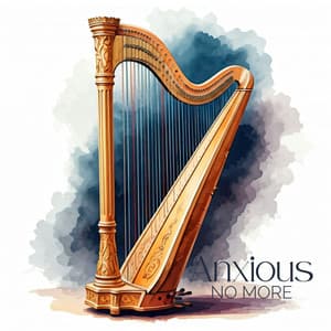 Anxious No More: Relaxation in Every Harp Sounds - Anti Stress Music Zone