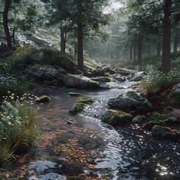 Calming Stream Sounds for Cats' Peace - Three Little Kittens