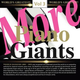 More Piano Giants: Wilhelm Backhaus, Vol. 3 - Ludwig van Beethoven