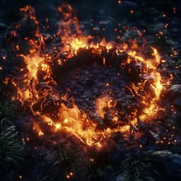 Binaural Fire Soundscape for Sleep - Night Sounds Association