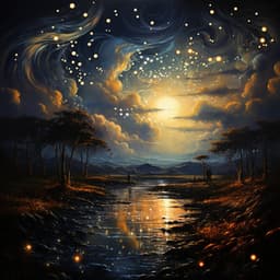 Paisaje Onírico Iluminado Por Las Estrellas: Creando Un Sueño Tranquilo Para El Bebé - Panam y Circo