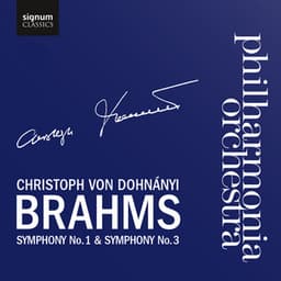 Brahms Symphony No. 1 & Symphony No. 3 - Johannes Brahms