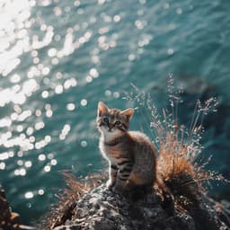 Santuario Acuático Para Gatos: Melodías Tranquilas Del Arroyo - Música para Centros Comerciales