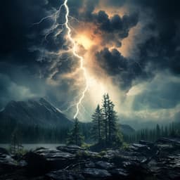 Thunder's Lullaby: Deep Sleep Soundscapes - Silent Night Music