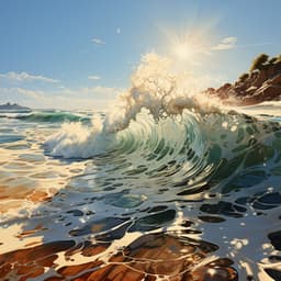 Relajación Del Océano: El Eco De Las Corrientes Relajantes - Frío único