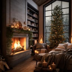 Noche Cerca Del Fuego: Música Relajante Y Llamas - Música instrumental cristiana para guitarra